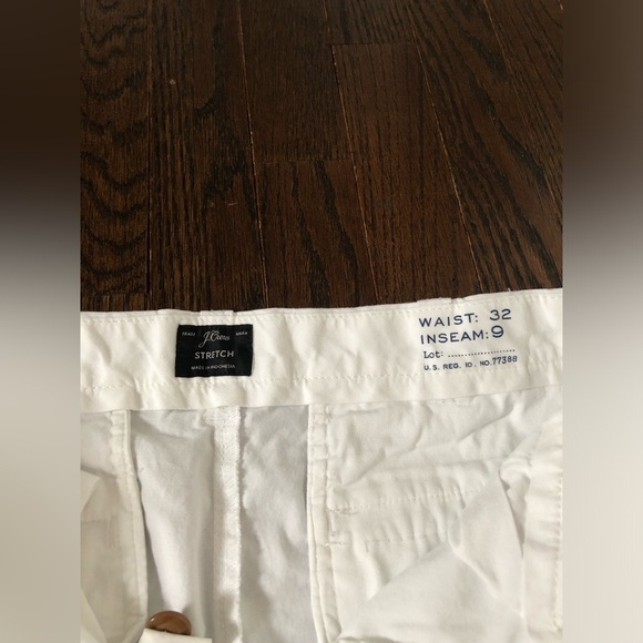 J.Crew Men’s 32W White Stretch Chino Shorts w/9” inseam - VGUC! - Picture 4 of 11
